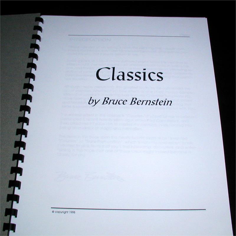 Classics by Bruce Bernstein - Book
