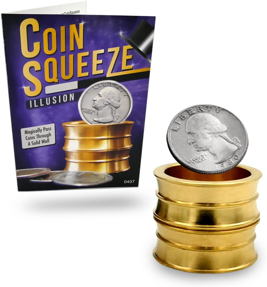 Coin Squeeze Trick and Online Instructions - Trick