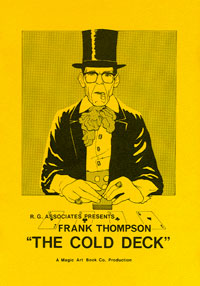 Frank Thompson's "The Cold Deck" Manuscript - Book