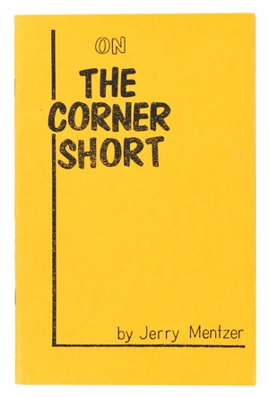 On the Corner Short by Jerry Mentzer - Book