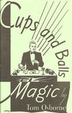 Cups and Balls Magic by Tom Osborne - Book