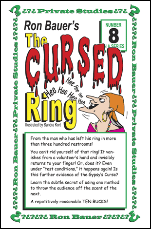 Ron Bauer's Private Studies Vol. 08 - The Cursed Ring - Book