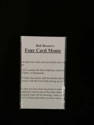 Bob Brown's Four Card Monte - Trick