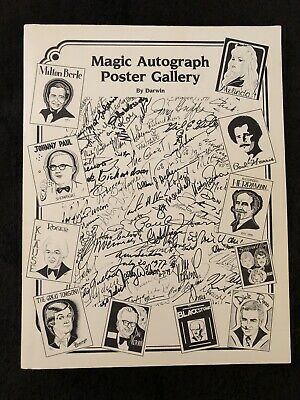 Magic Autograph Poster Gallery by Darwin - Book