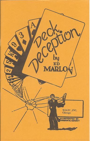 Deck Deception by Ed Marlo - Book