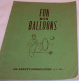 Fun With Balloons by Van Dyke - Book