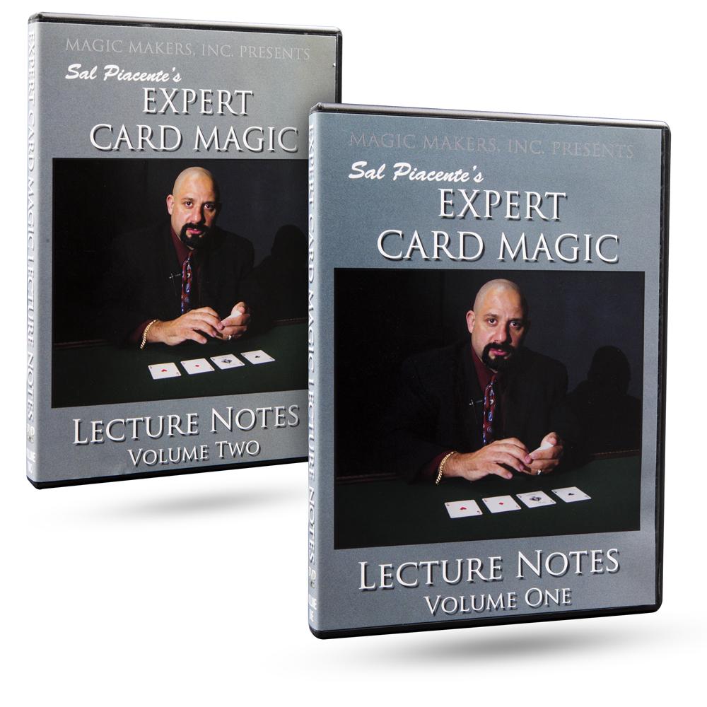 Expert Card Magic Lecture Notes - Sal Piacente's - 2 DVD Set