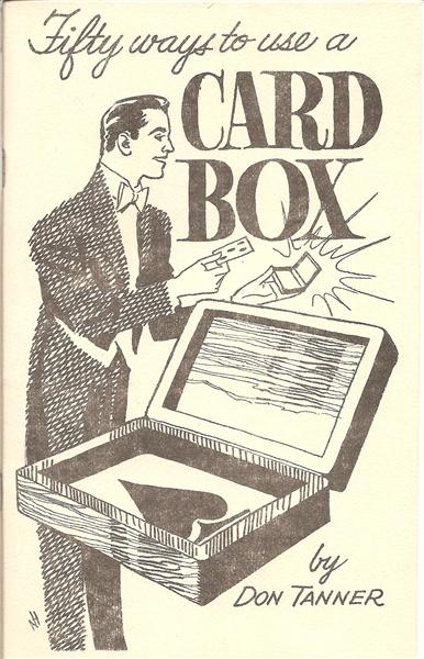 50 Ways To Use A Card Box by Don Tanner - Book