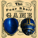 Four Dung Beetle Scarab Shells (Blue) - Trick