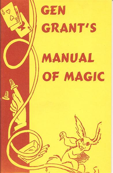Manual of Magic by U.F. Grant - Book