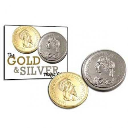 The Gold and Silver Magic Coins by Magic Makers - Trick