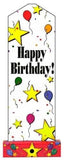 Uplifter Helium Balloon Activated Pop-Up Party Banner (Assorted Varieties) - Novelty