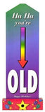 Uplifter Helium Balloon Activated Pop-Up Party Banner (Assorted Varieties) - Novelty