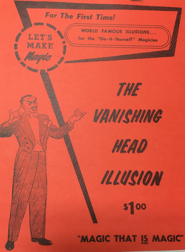 Vanishing Head Illusion Plans - Book