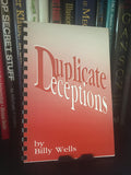 Duplicate Deceptions bu Billy Wells - Book