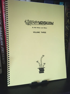 Comedy Mentalism VOL. 3 by Bob Nelson and Others - Book