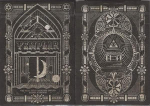 Templar Playing Cards (Gold, Brown) by Bocopo Art Playing Card Company