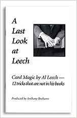 A Last Look at Leech - Book