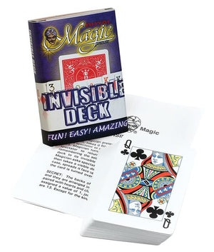 Invisible Deck (Various styles and sizes) - Trick