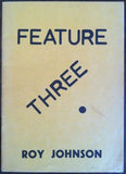 Feature Three by Roy Johnson - Book