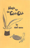 Magic for the Civic Club by Earl Reum - Book