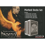 Phoenix Marked Deck Set (4 decks: 2 marked, 2 regular) by Card-Shark