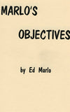 Marlo's Objectives by Ed Marlo - Book