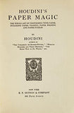 Houdini's Paper Magic, Dover Edition- Book