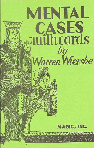 Mental Cases With Cards by Warren Wiersbe - Book
