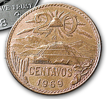 20 Centavo Coin by Johnson Magic - Trick