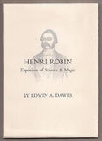 Henri Robin Expositor of Science & Magic by Edwin A. Dawes - Book