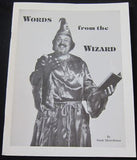 Words from the Wizard by Hank Moorehouse - Book