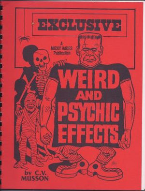Exclusive Weird and Psychic Magic by C. V. Musson - Book