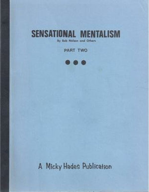 Sensational Mentalism by Bob Nelson - Book