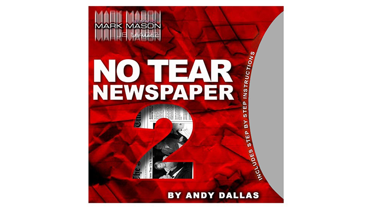 No Tear Newspaper 2 (Gimmick and Online Instructions) by Andy Dallas -Trick