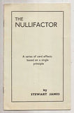 The Nullifactor by Stewart James - Book