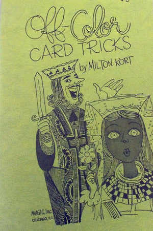 Off Color Card Tricks by Milton Kort - Book