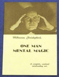 One Man Mental Magic by Milbourne Christopher - Book