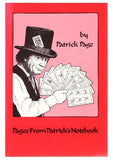 Pages From Patrick's Notebook by Patrick Page - Book