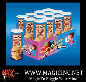 Nibbles Potato Chips Snake Can - Joke