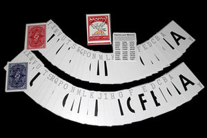 Alphabet Deck Phoenix Parlour size- RED