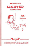 Producing Lighted Cigarettes by Loyd - Book