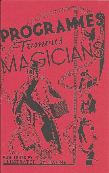 Programmes of Famous Magicians by Max Holden - Book