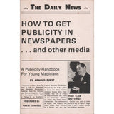 How to Get Publicity in Newspapers by Arnold Furst - Book