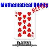 Mathematical Oddity Jumbo Refills (14 Of Hearts and 3 and a half of Spades) By Daryl - Supply