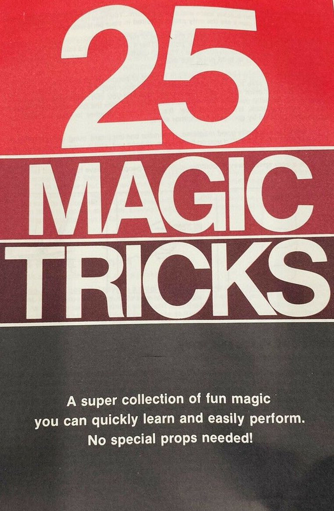 25 Magic Tricks - Book
