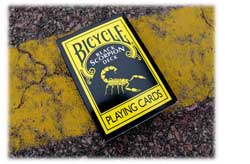 Bicycle Black Scorpion Deck by Magic Makers