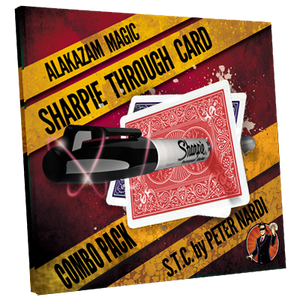 Sharpie Through Card (DVD and Gimmick) by Alakazam Magic