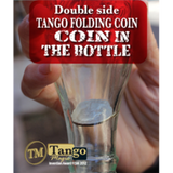 Double Sided Folding Coin for Coin in Bottle by Tango Magic - Trick
