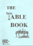 The Table Book by Gene Gloye - Book